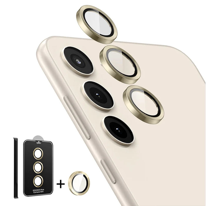 For Galaxy S23 / S23 Plus Scratch-Resistant Ultra-Thin Tempered Glass Camera Lens Screen Protector