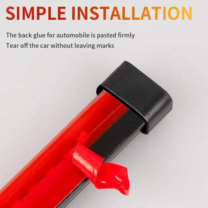 90Cm Red Led Car Brake Stop Light Strip Multi-Mode Rear Tail Warning Lamp For Universal Vehicles