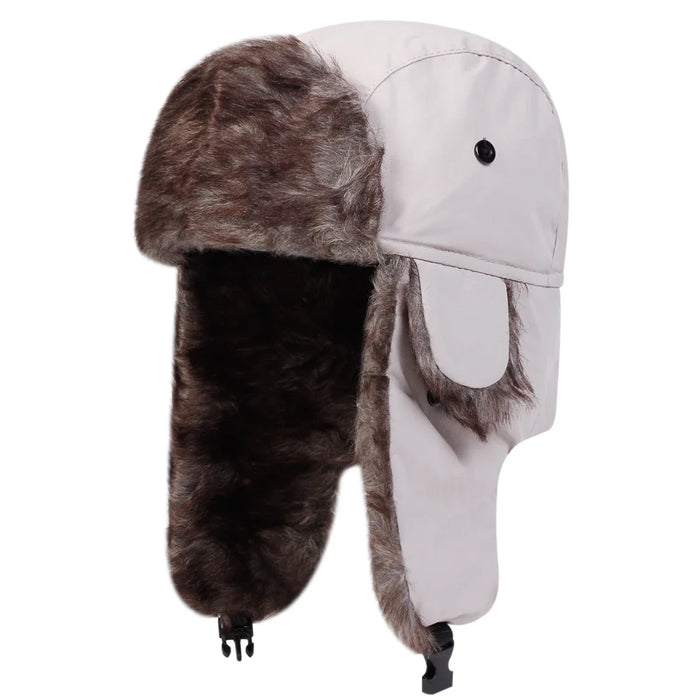 Winter Earflap Ski Hat For Outdoor Activities Unisex Bomber Hat For Warmth And Style