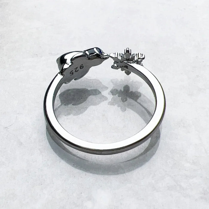 925 Sterling Silver Snowflake & Penguin