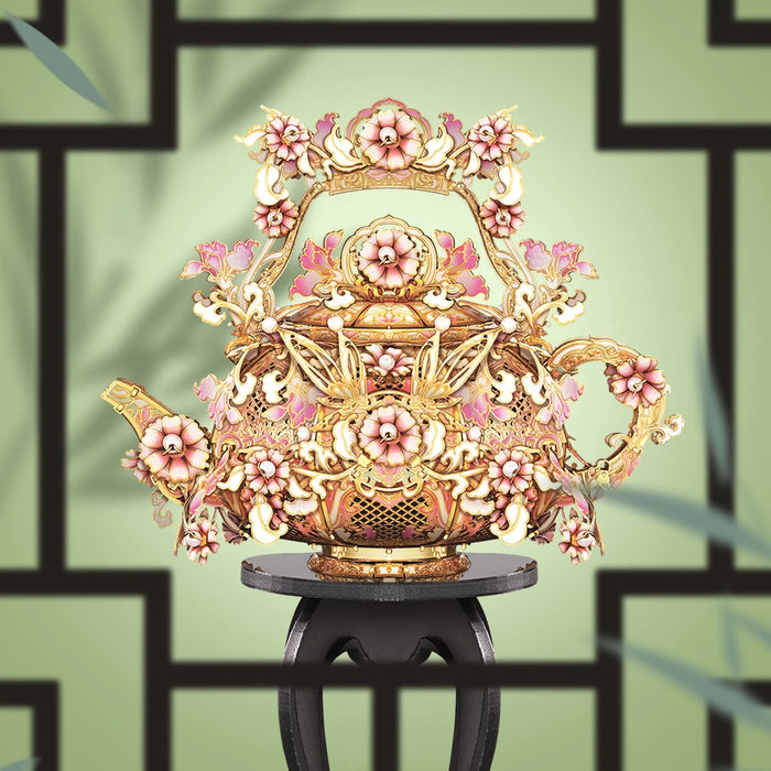 185 Piece Diy 3D Metal Tea Pot Puzzle Set