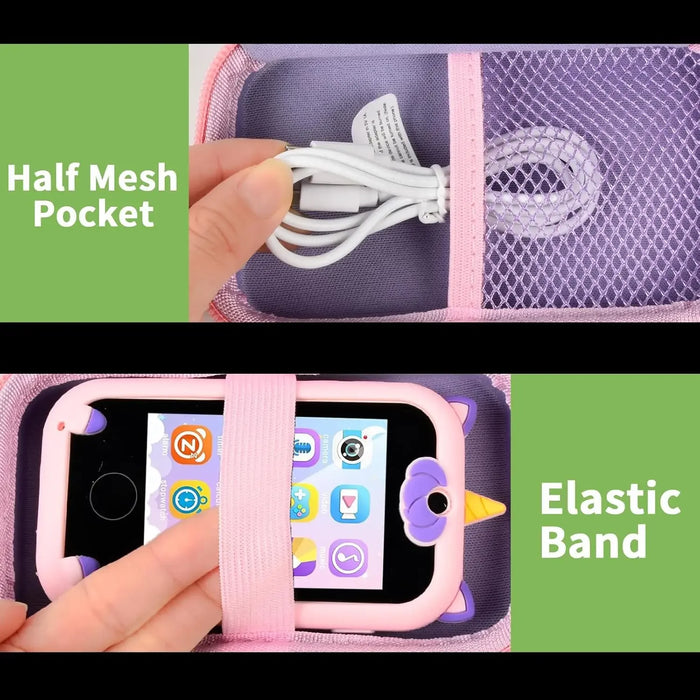 Kikapabi / Joozfee / Dancingcow / Prysyedawn Compatible Kids Toy Phone Case Play Cell Phone Sd Card