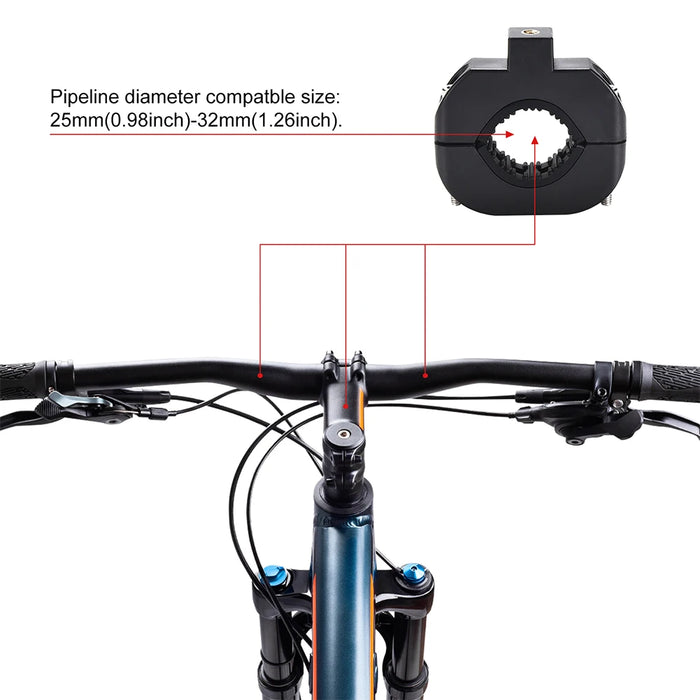 Bicycle Speaker Mount For Jbl Clip 5 / 4 Speaker Holder Bike Handlebar Mounting Bracket Wireless Bluetooth Speaker Fixed Holder