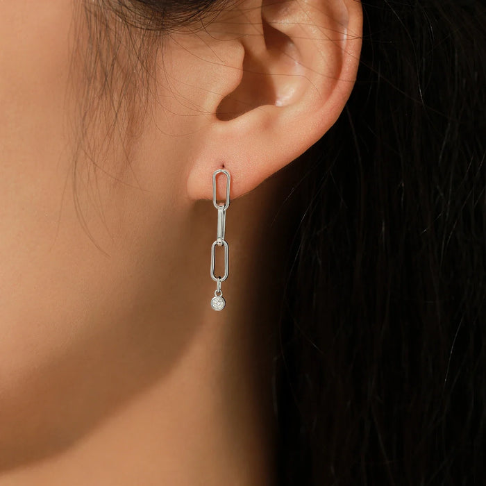 925 Sterling Silver D Colour Vvs1 Moissanite Earringsstuds