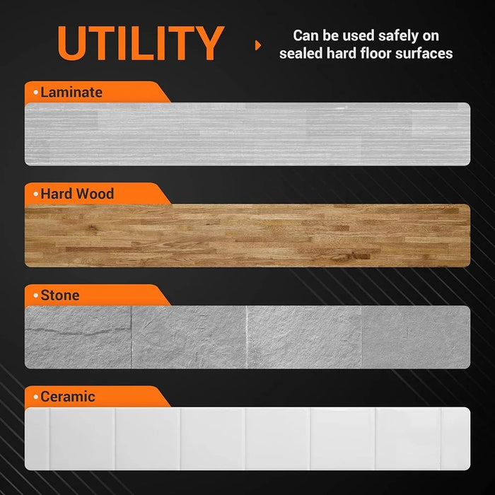 6 Pack 2124 2039A 2307 23157 20391 20399 Mop Pads Heavy Scrub Compatible With Bissell Spinwave Hard Mop Cleaners Orange