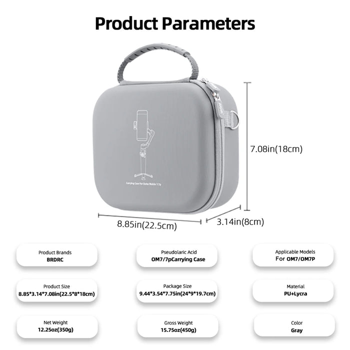 For Dji Osmo Mobile 7 / 7 Pro Portable Carrying Case Storage Bag Shockproof Protective Case Handbag For Dji Osmo Mobile 7 / 7 Pro