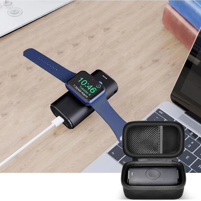 Carrying Case For Iwalk Apple Watch Charger & Phone Charger 9000Mah / 5000Mah Charging Battery Pack