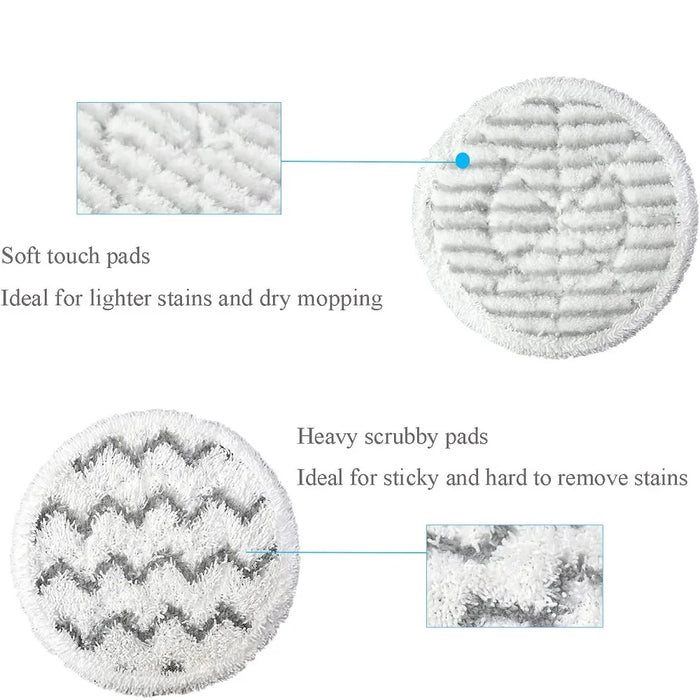 8 Pieces Replacement Steam Mop Pads For Shark S7000Amz S7001 S7001Tgt S7000 Series Steam & Scrub All-In-One Hard Floor Steam Mop