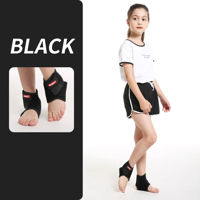 Pair of Kids Ankle Strap For Cycling Running Gym Ankle Brace Support For Children Boy / Girl Sport Protector Tobillera