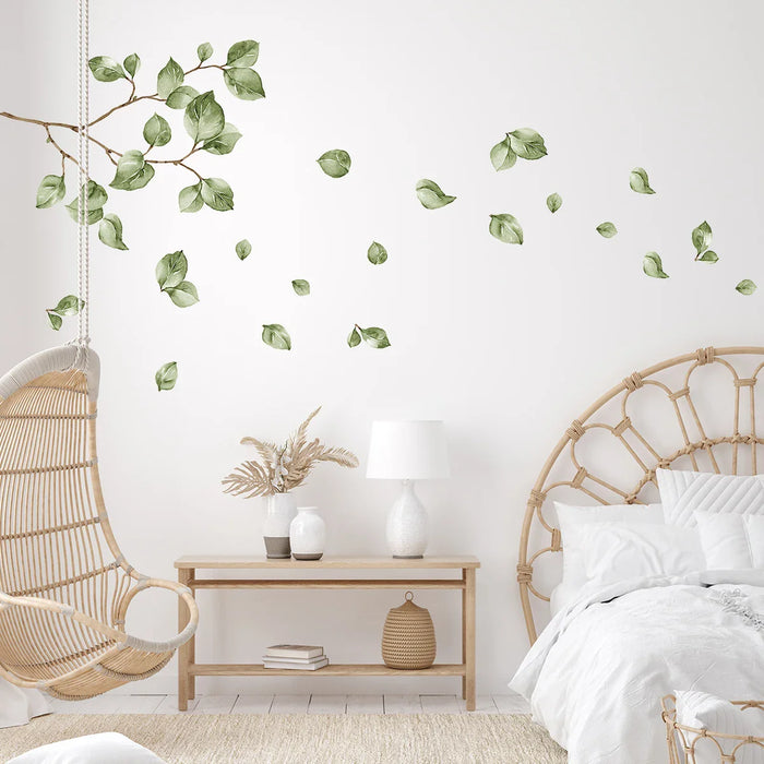 Watercolour Tree Branches Wall Stickers For Home Decor