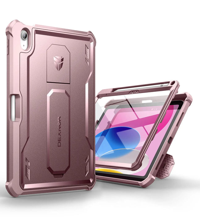 For Ipad 10Th Generation Gen 10.9 Inch 2022 Full Body Protective Case Built-In Screen Protector With Pencil Holder