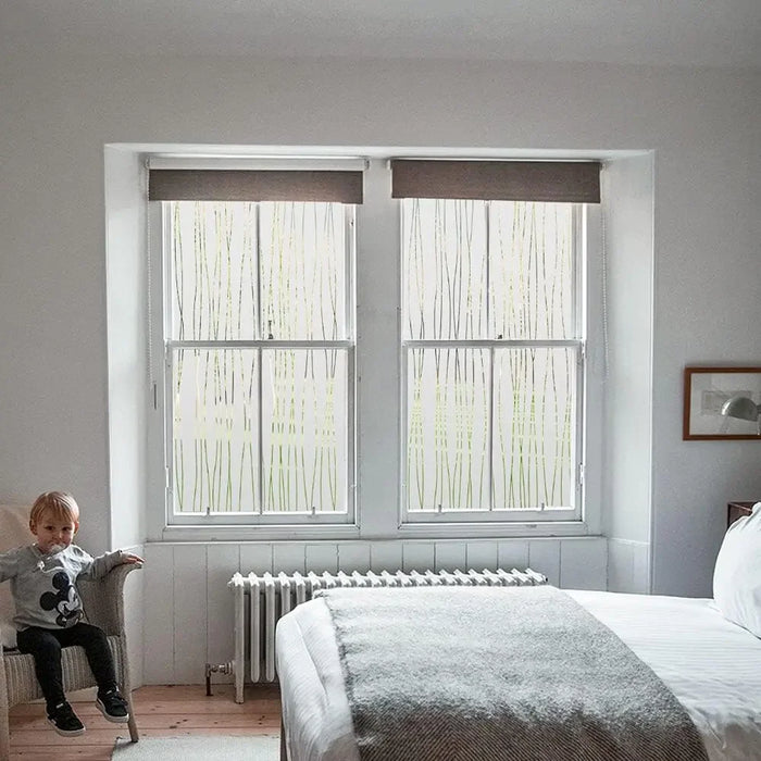 Frosted Window Film For Privacy & Decor - Non-Adhesive Heat & Uv Resistant