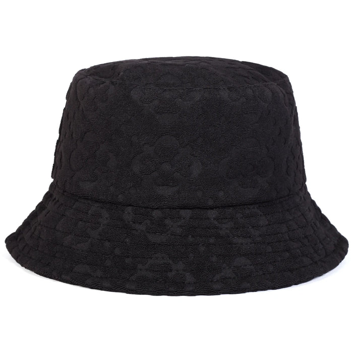 Custom Floral Print Bucket Hat For Outdoor Sun Protection