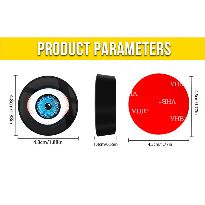 3D Devil Eye Led Motorcycle Light Kit Oled Screen Dc5-36V