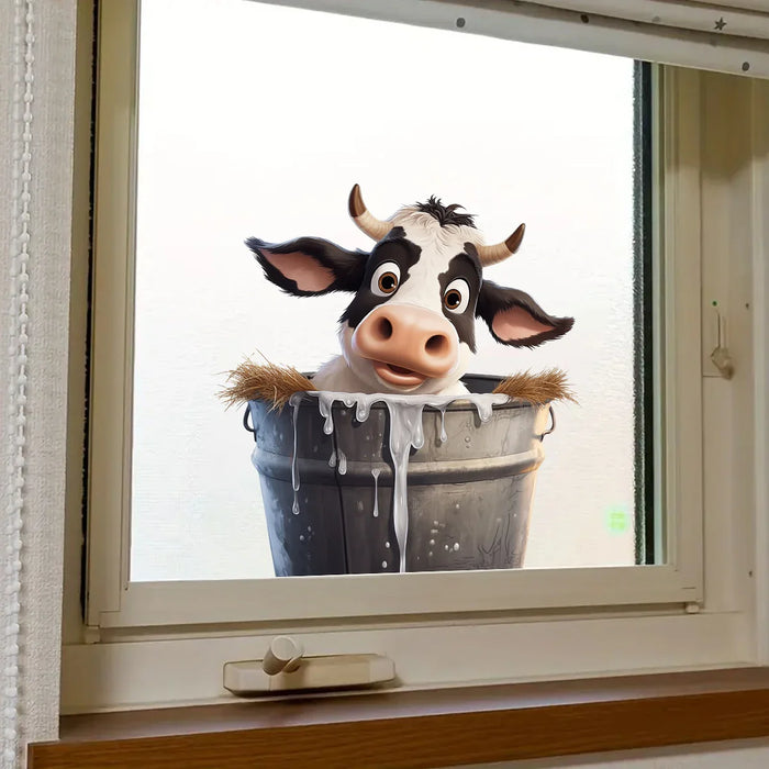 Adorable Cow Wall Sticker For Kids Room Decor