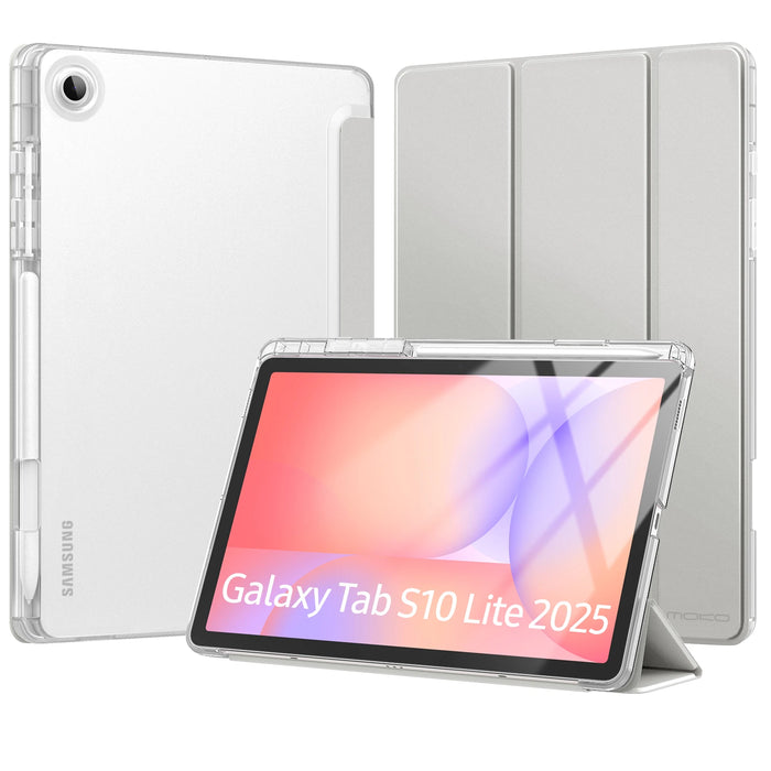 For Samsung Galaxy Tab S10 Lite 10.9 Inch 2025 Sm-X400 / Sm-X406B Slim Light Trifold Protective Case With S Pen Holder
