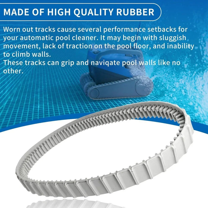 2 Pack 9983152-R2 Gray Tracks For Maytronics Dolphin Robotic Pool Cleaners Compatible With Dolphin Maytronics Models Parts