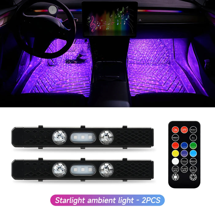 Wireless Usb Car Star Light Interior Decorative Atmosphere Lamp