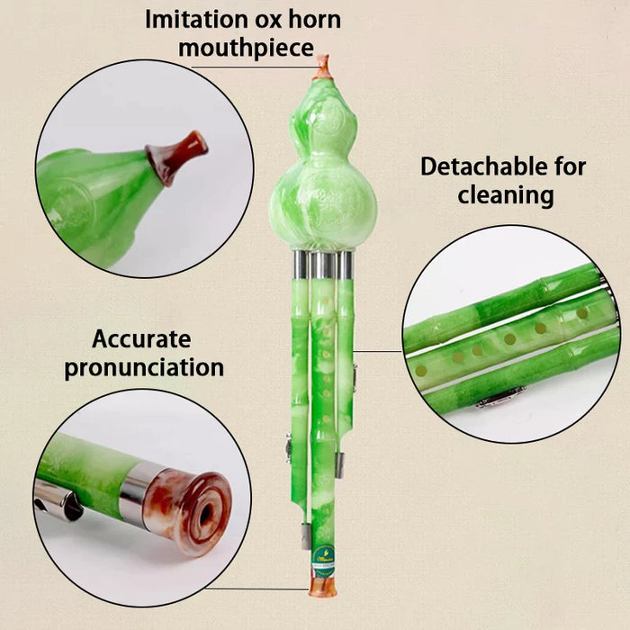 Professional Chinese Resin Hulusi In C Key For Beginners