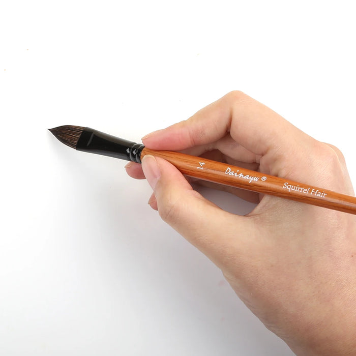 High Quality Oval Watercolour Brush For Gouache