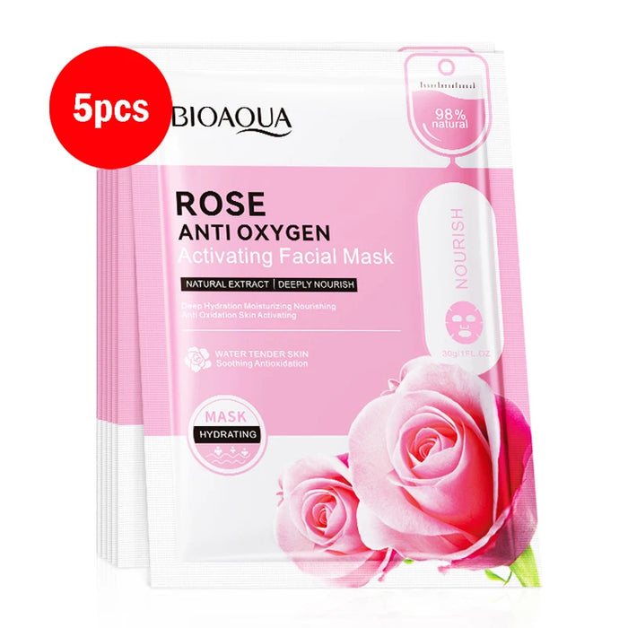 5 / 10 Piece Hydrating Hyaluronic Acid Face Masks
