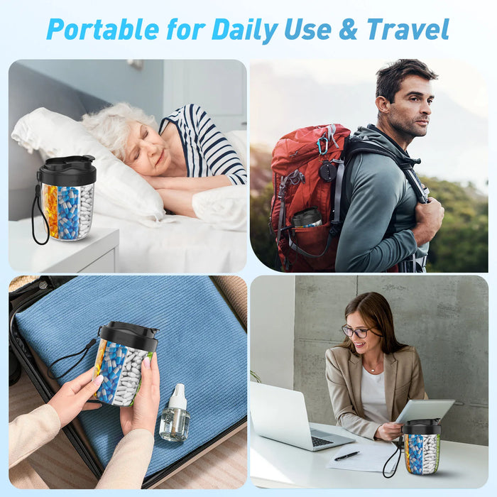 7 Grid Large Pill Organizer For Travel