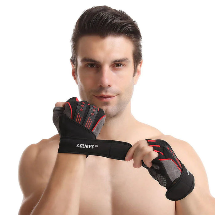 Half Finger Cycling Gloves For Men & Women Shockproof Pad Summer Mtb Bike & Gym Fitness Gloves