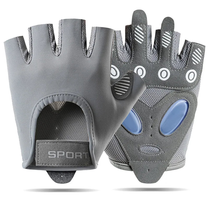 Breathable Fingerless Gym Gloves For Men & Women Training & Weightlifting