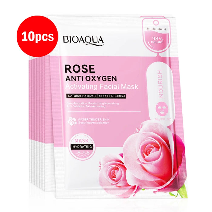 5 / 10 Piece Hydrating Hyaluronic Acid Face Masks