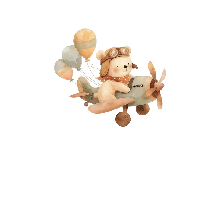 Cartoon Balloon Animals Wall Stickers For Kids Room Decor