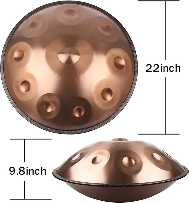 9/10/12/14 Notes 22 Inches 432Hz Professional In D Minor Steel Handpan Drum