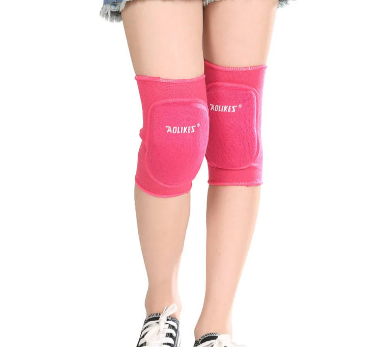 Pair of Kids Thick Sponge Knee Pads For Sports And Gym