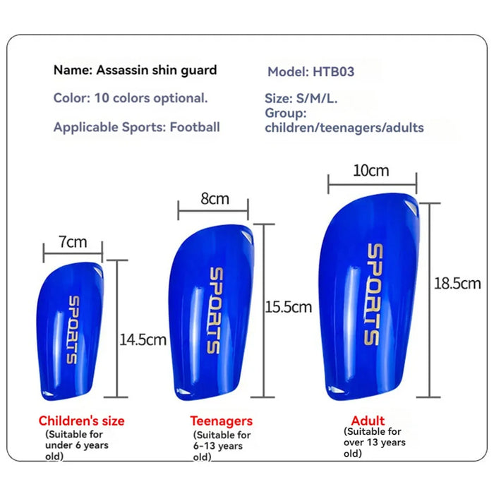 Pair of Adult / Kids Soccer Shin Guards Anti Sprain Knee Pads & Calf Sleeves