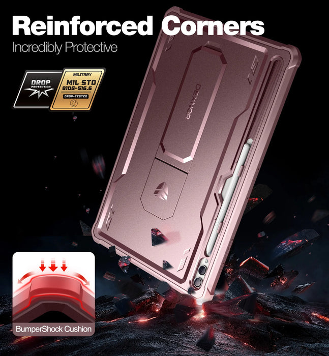 For Samsung Galaxy Tab S9 / S8 / S10 Ultra Heavy Shockproof Full Body Protective Case With Pen Holder Built In Screen Protector