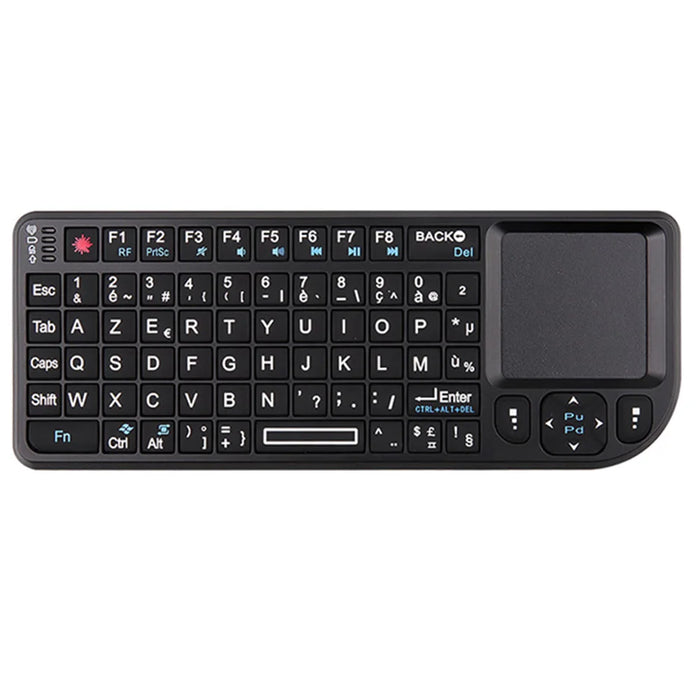2.4G Mini Wireless Keyboard A8 - 7 Colour Backlit Touchpad Air Mouse For Android Tv Box