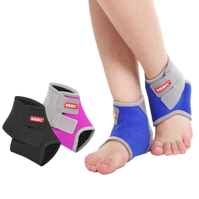 Pair of Kids Ankle Strap For Sports Ankle Brace Support For Football Cycling Dance Gym Boy / Girl