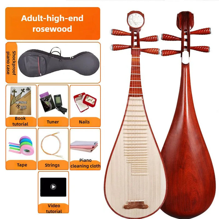 Traditional Chinese Pipa For Beginners And Professionals