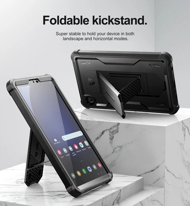 For Samsung Galaxy Tab A9 8.7 Inch Built In Screen Protector & Kickstand Heavy Shockproof Full Body Protective Case
