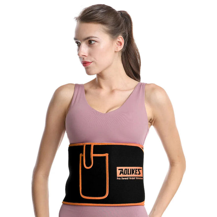 Sports Waist Trimmer Belt Slim Weight Loss Sweat Band For Gym Training