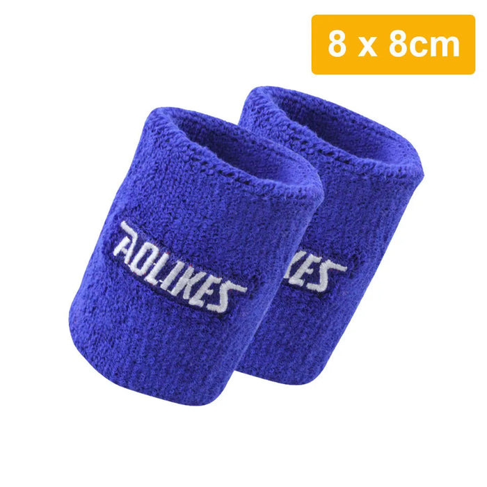 Pair of Moisture Wicking Sports Wristbands For Men & Women Tennis Basketball Running