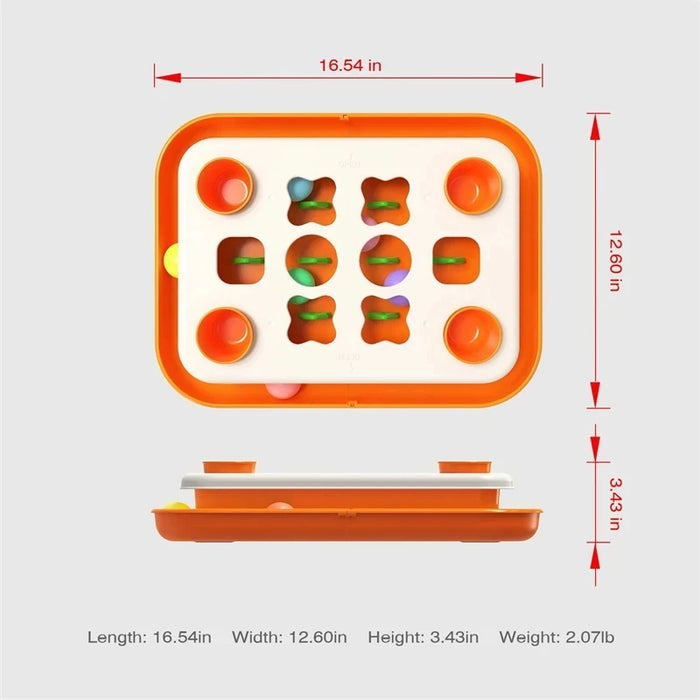 Interactive Cat Puzzle Toy For Slow Feeding