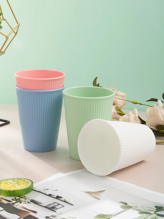 2 / 4 / 6 Piece Reusable Pink Plastic Cups Ideal For Home Picnic Camping