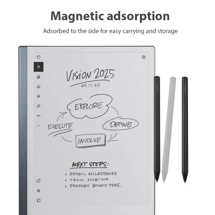 Emr Stylus Pen For Remarkable 2 4096 Pressure Eraser Palm Rejection Tilt
