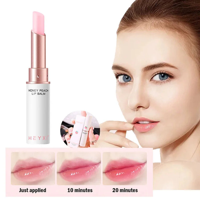 Hydrating Peach Lip Balm Trio For Nourished Lips