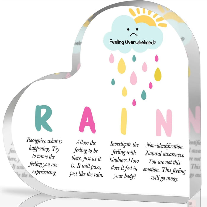 Mindful Rain Decor For Mental Health And Anxiety