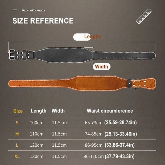 Fitness Buckle Weightlifting Belt For Squats & Dumbbell Training Lumbar Support & Protection