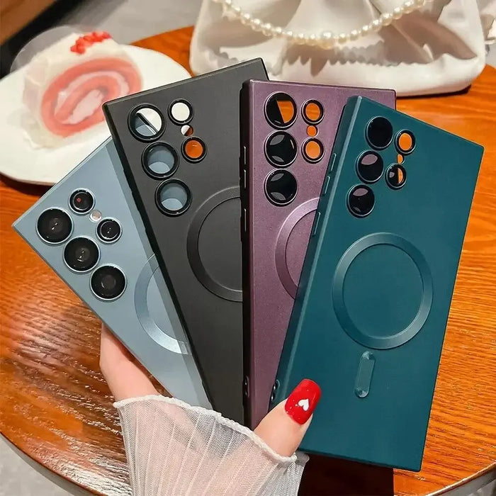 Premium Wireless Charging Silicone Case for Samsung Galaxy S Series