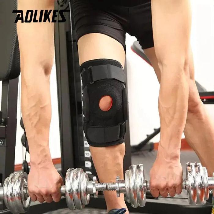 Adjustable Hinged Knee Brace For Meniscus Tear & Tendon Support Pain Relief Wrap