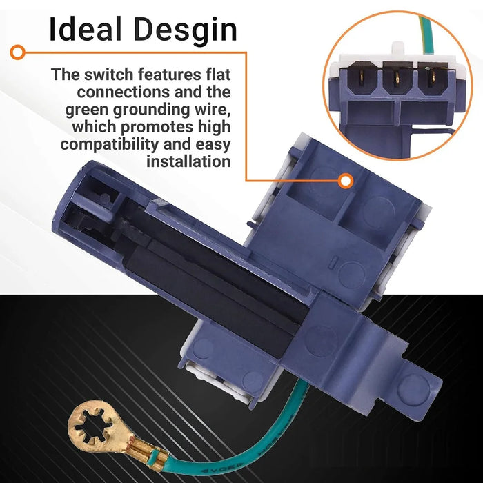 8318084 Washer Lid Switch For Whirlpool & Kenmore Washers Ap3180933 Ps886960 Wp8318084 Ap6012742 Es8084 Ps11745957 Tj90Es8084