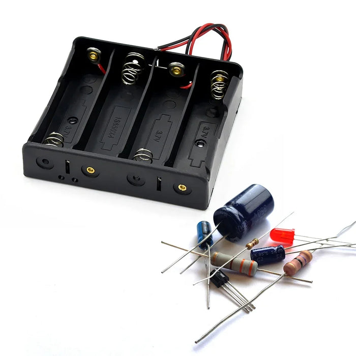 18650 Battery Holder With Wire Lead And Storage Box